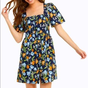NWT Draper James Spring Blooms Button Down Dress, Size 8